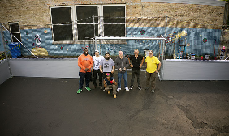 Soccer Mini-Pitch at German International School, Chicago, IL, USA