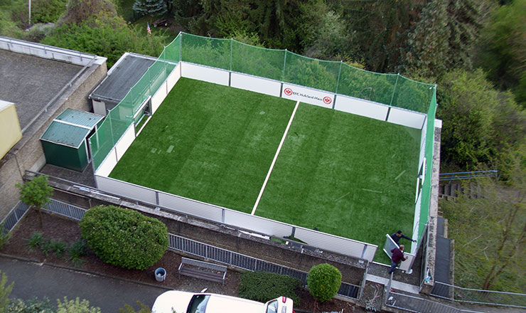 Football Mini-Pitch on rooftop of the Hufeland-House
