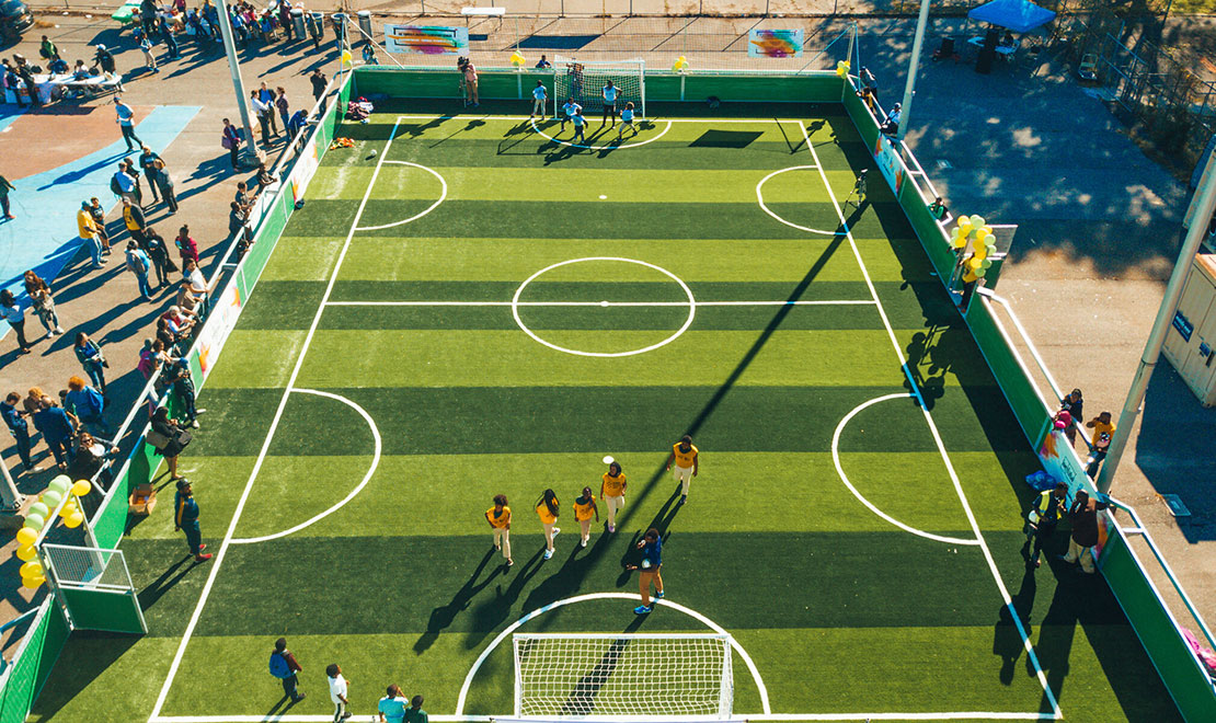 Soccer Court at Duckrey-Tanner-School Philadelphia, PA