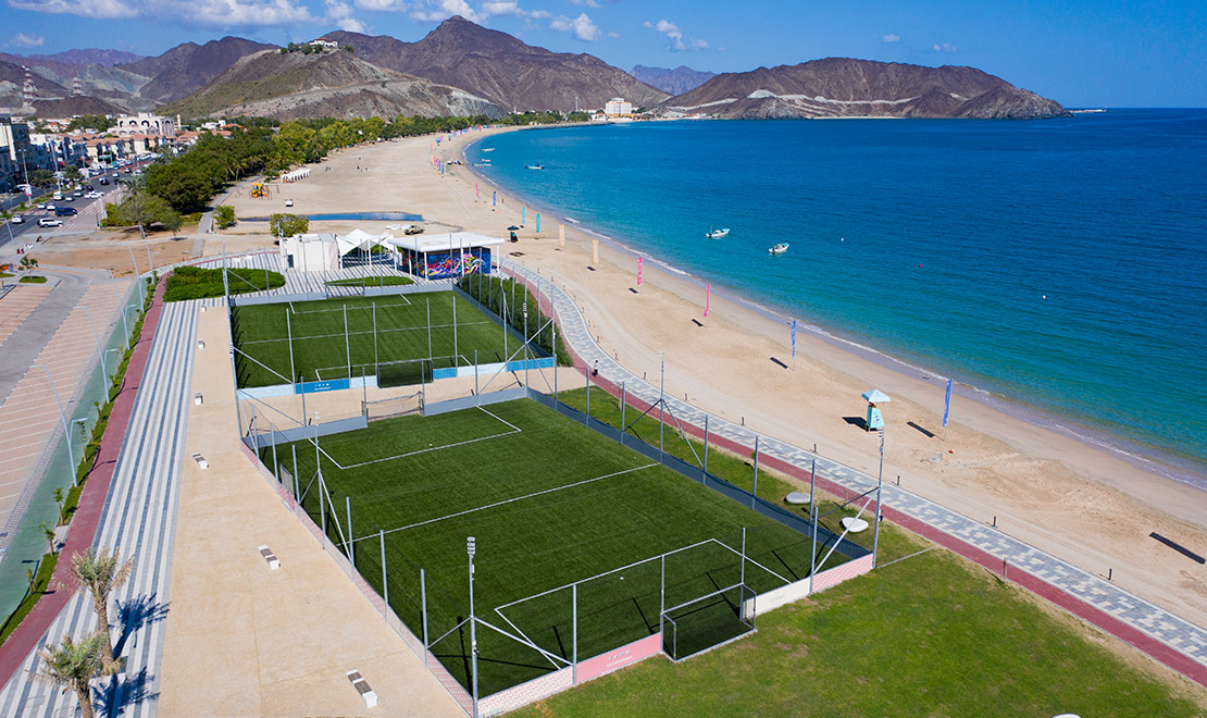 Soccer Mini-Pitches at Khor Fakkan Beach