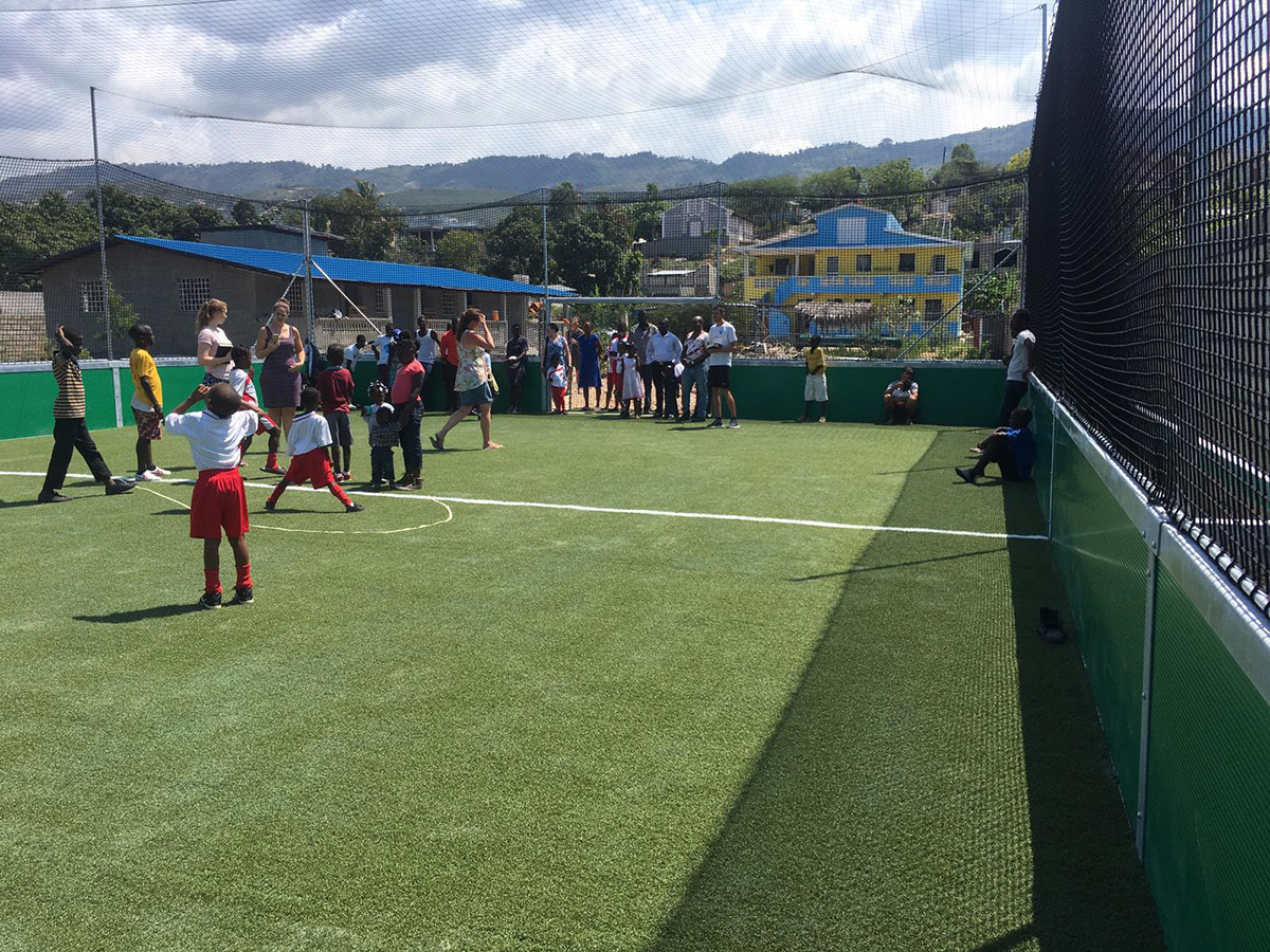 SoccerGround Mini-Pitch at Children's Home in Haiti